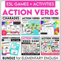Action Verbs | Present Continuous Games | Activities | Worksheets | Lessons - Hot Chocolate Teachables