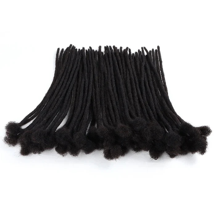 AHVAST Dread Locks Crochet Hair 100% Real Human Hair Handmade Long Dreadlocks Extension For Men Women