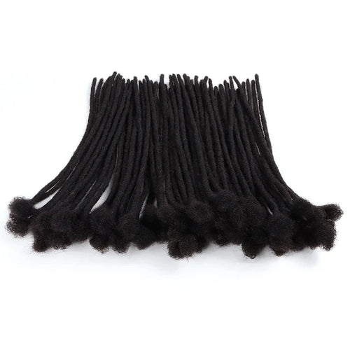 AHVAST Dread Locks Crochet Hair 100% Real Human Hair Handmade Long Dreadlocks Extension For Men Women
