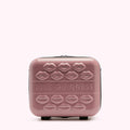 Pink Lulu Guinness Lips suitcase.