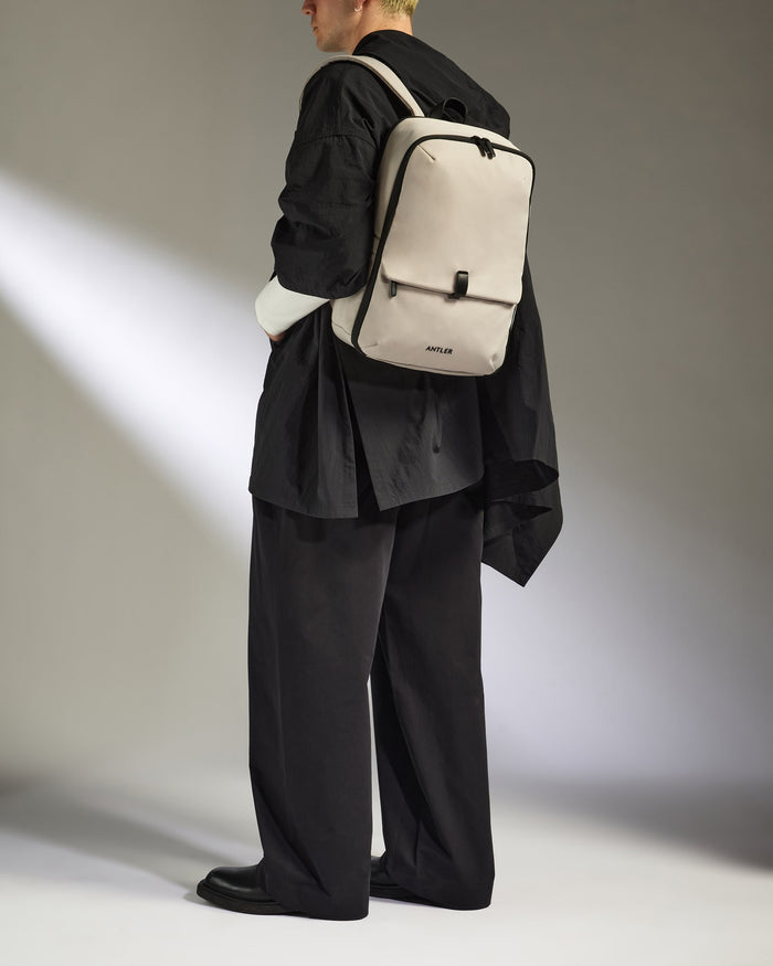 a person wearing a backpack