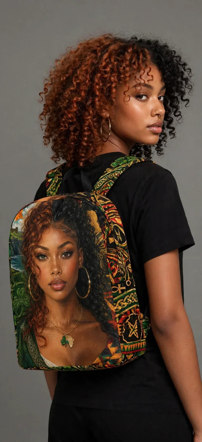 Two Roots One Soul heritage backpack lifestyle detail