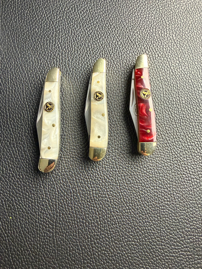 Bob Chesbro CRIMSON PEARL Color Changing Knives