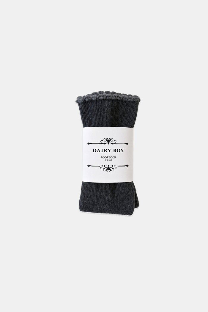 Boot Sock - Grey Lady