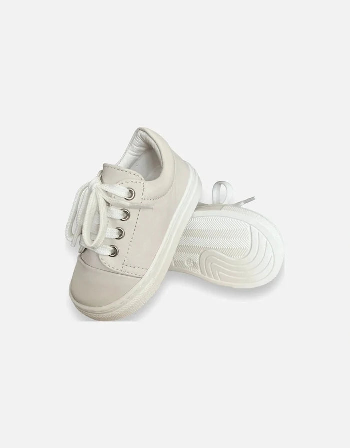 Boys Beige Santiago Trainer