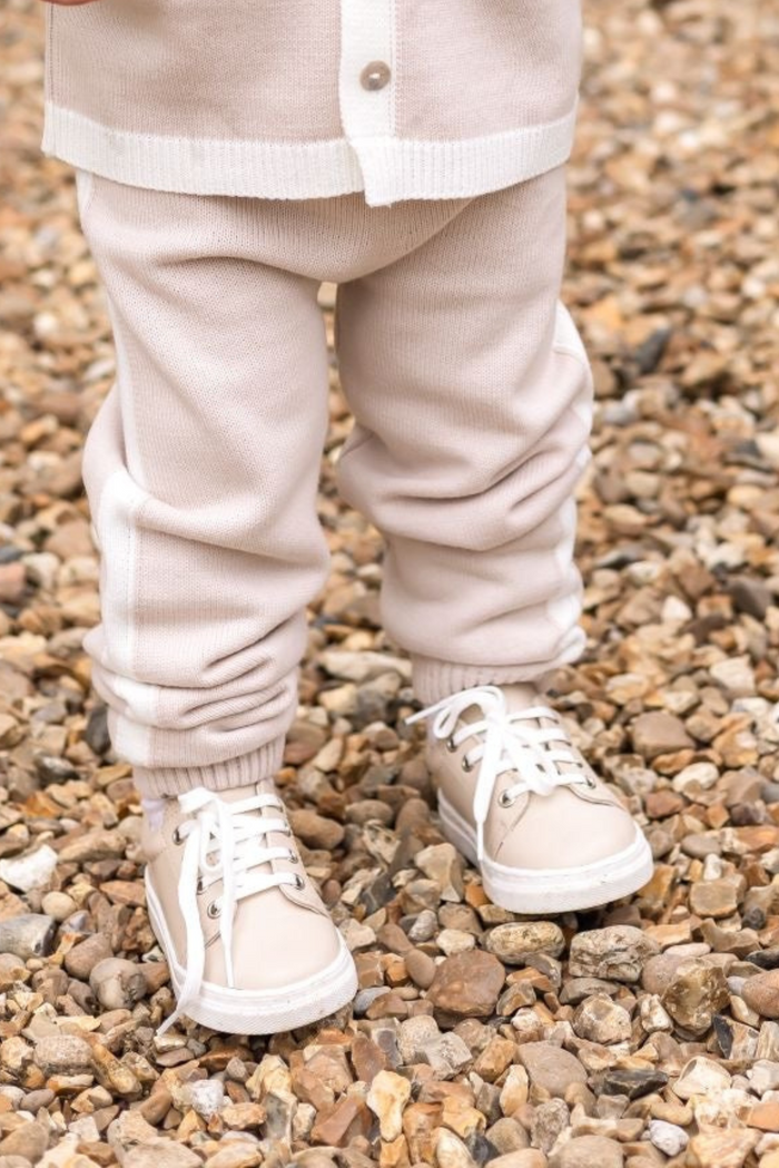 Boys Beige Santiago Trainer