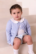 Boys Blue Personalised Cardigan