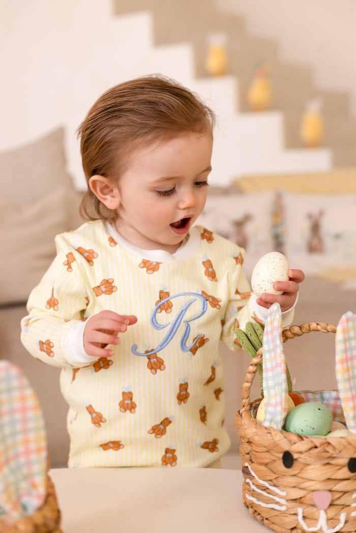 Boys Lemon Roux Bear Pyjamas