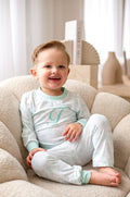 Boys Mint Toile Pyjamas