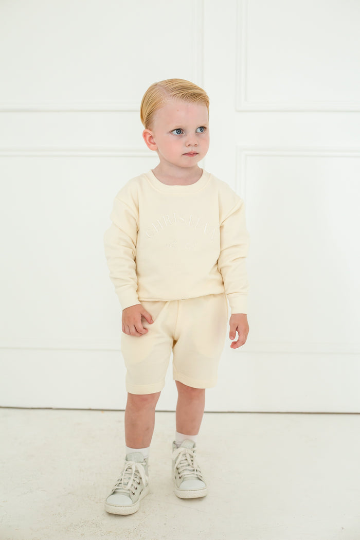 Boys Oat Personalised Est Sweater and Short Set