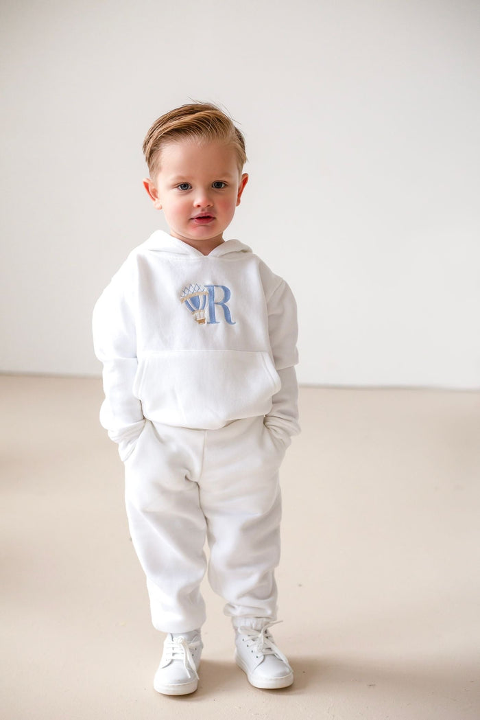Boys Personalised Hot Air Balloon Hooded Tracksuit