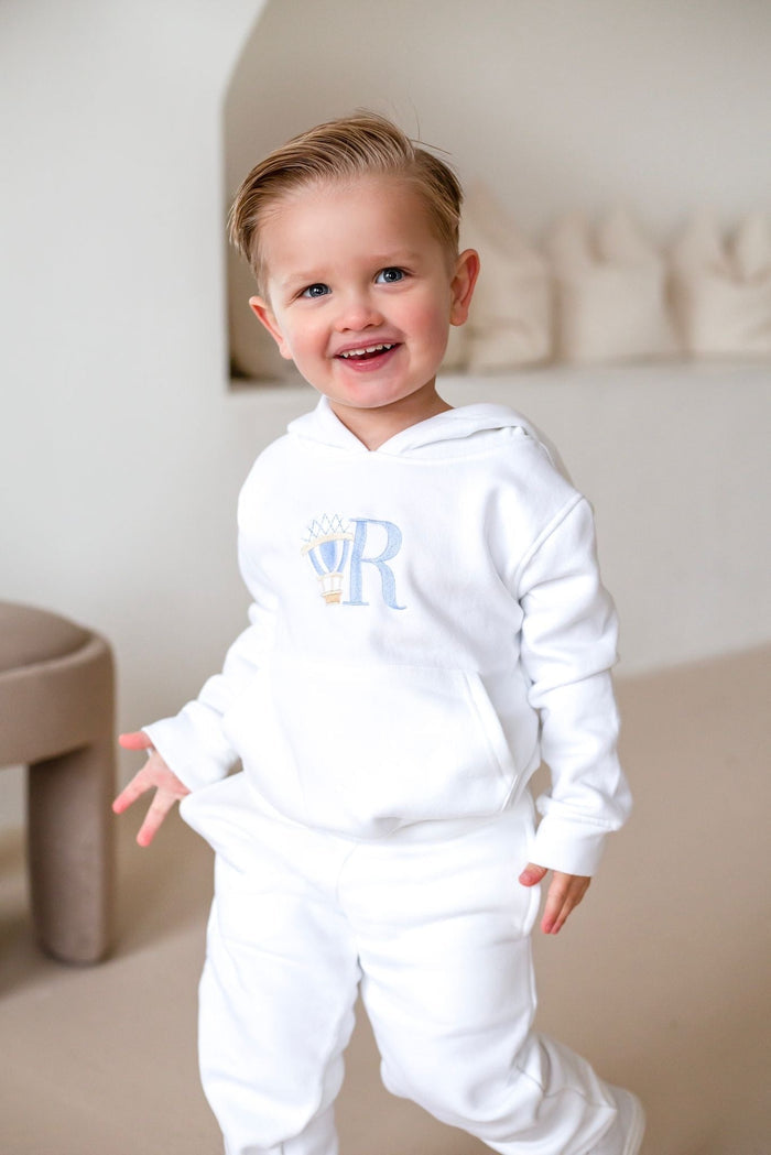 Boys Personalised Hot Air Balloon Hooded Tracksuit