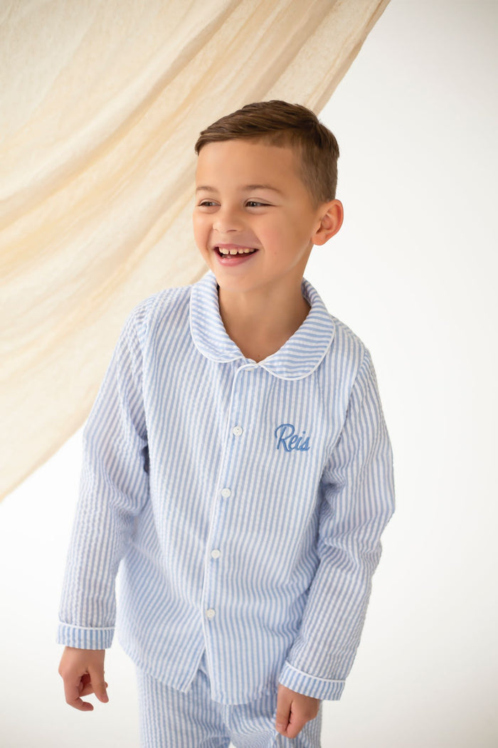 Boys Personalised Sweet Dreams Pyjamas - Long Sleeve and Leg