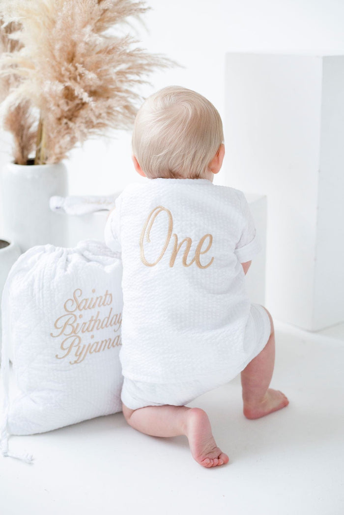 Boys Personalised Sweet Dreams Pyjamas - Short Sleeve and Leg