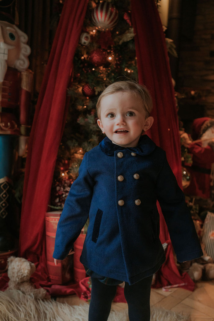 Boys Royal Navy Winter Coat