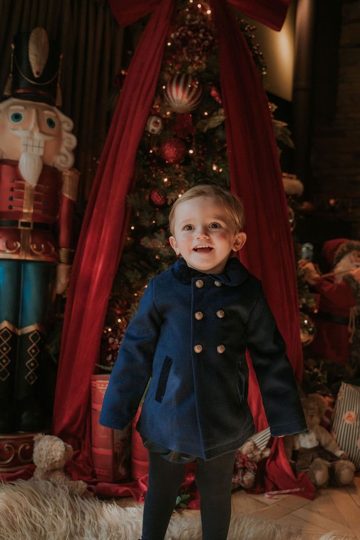 Boys Royal Navy Winter Coat