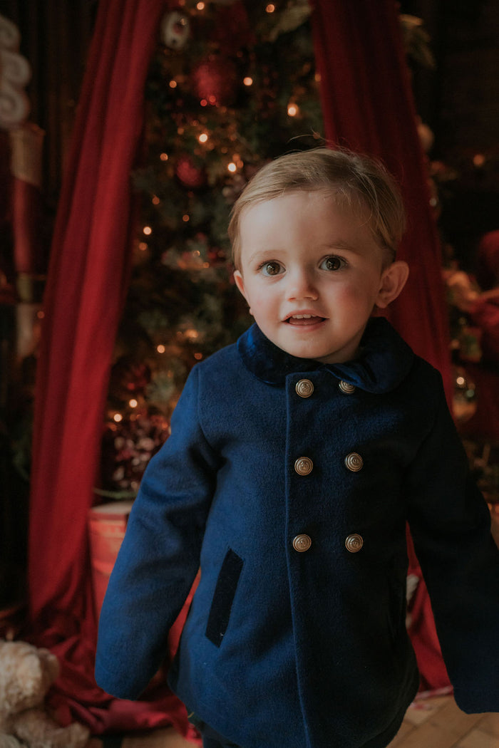 Boys Royal Navy Winter Coat