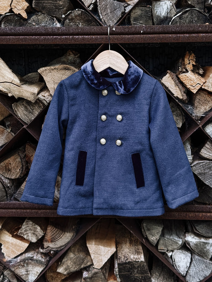 Boys Royal Navy Winter Coat