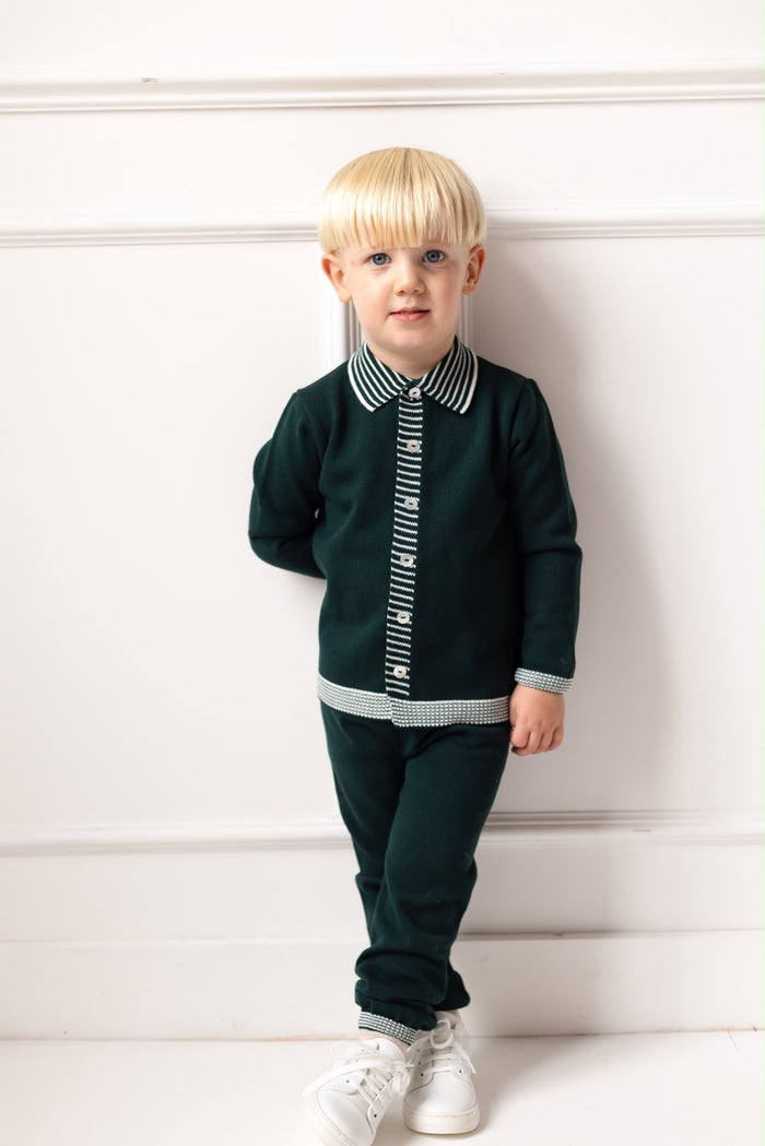 Boys White Santiago Trainer