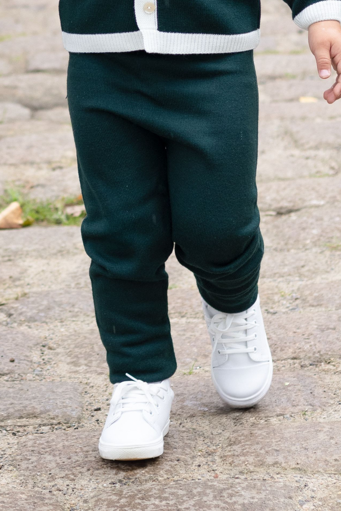 Boys White Santiago Trainer