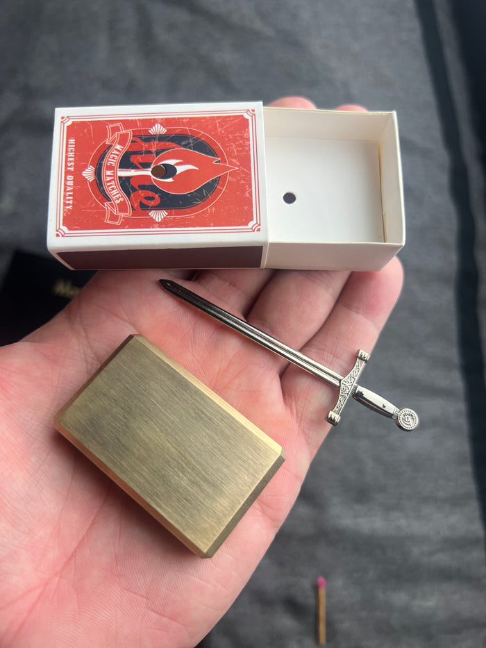 Brass Sword Matchbox Penetration
