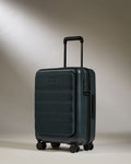 a suitcase with wheels on it