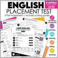 CEFR English Placement Test – ESL, ELL, EFL & ESOL Level Assessment - Hot Chocolate Teachables