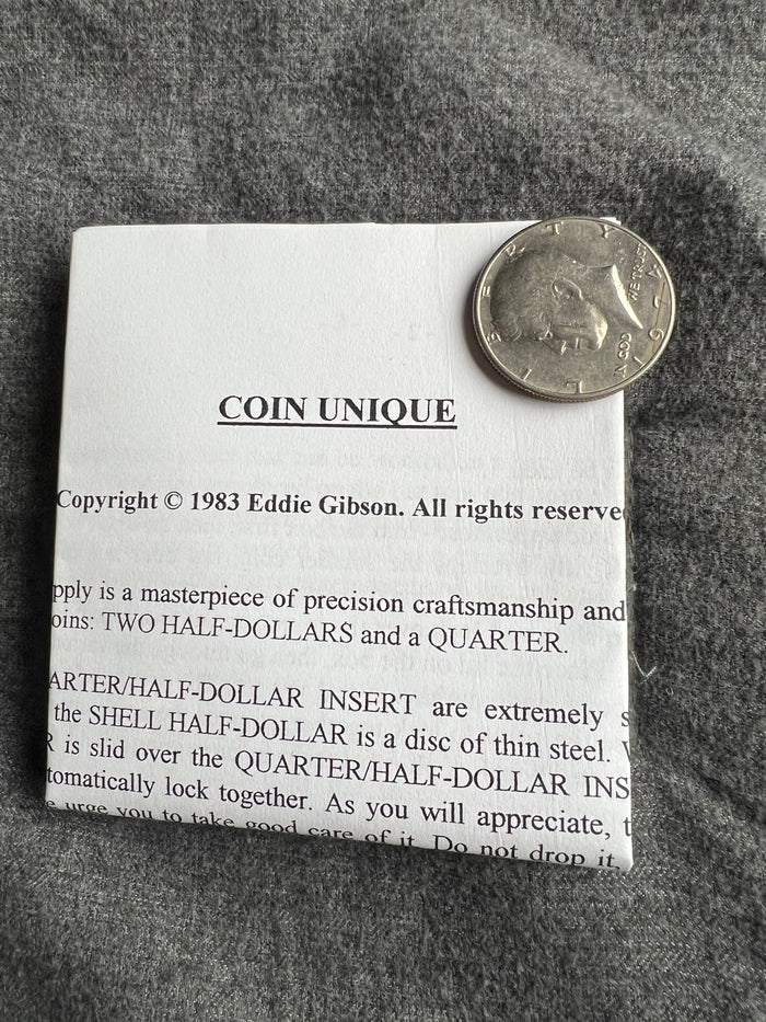 Coin Unique by Eddie Gibson