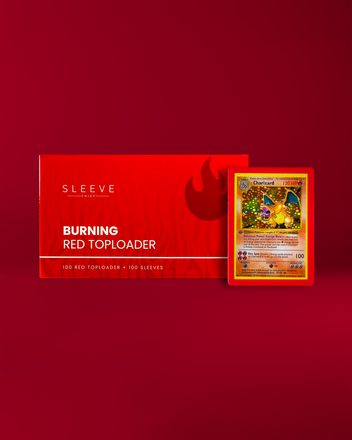 Color Toploader - Burning Red (100) - sleevechief