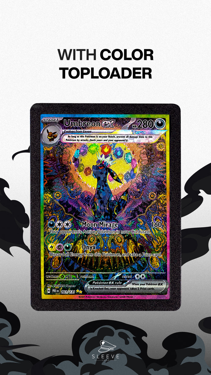 Color Toploader - Darkness Black (100) - sleevechief