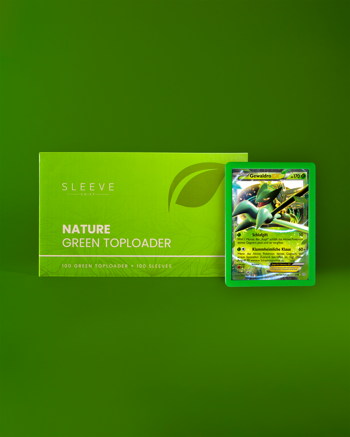 Color Toploader - Nature Green (100) - sleevechief