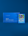 Color Toploader - Wavy Blue (100) - sleevechief