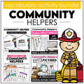 Community Helpers Activity Pack: Posters | Games | Task Cards & Activity Bundle - Hot Chocolate Teachables