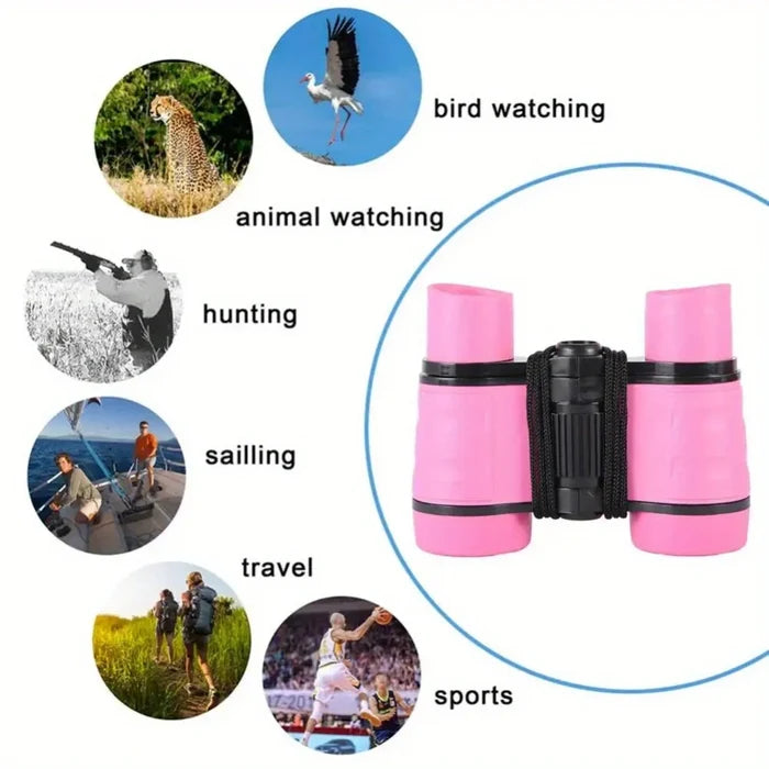 Compact Nature Exploration Binoculars for Kids