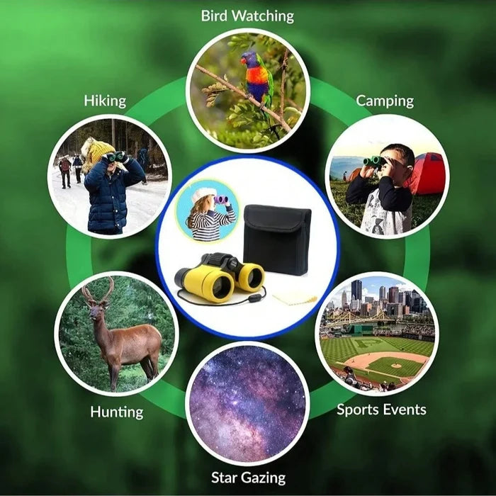 Compact Nature Exploration Binoculars for Kids