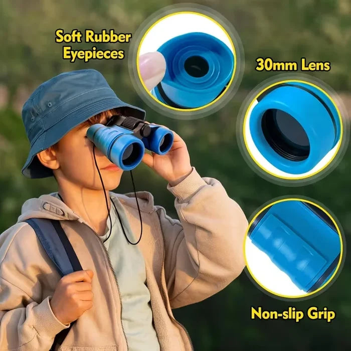 Compact Nature Exploration Binoculars for Kids