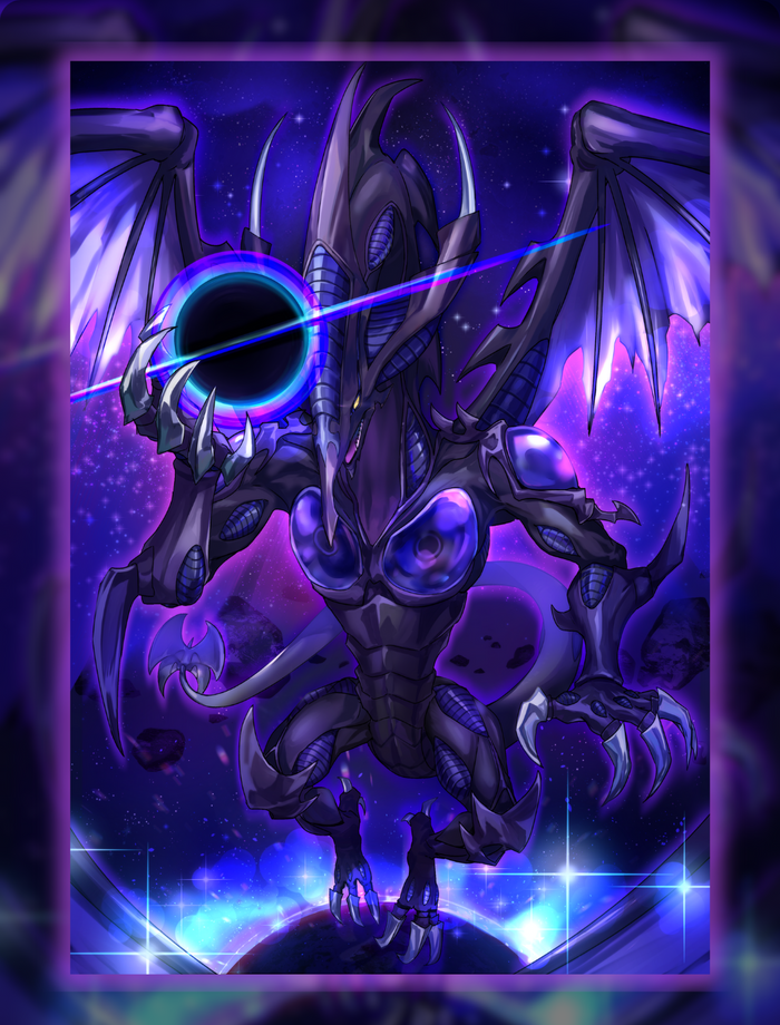 Dark Cosmic Dragon Card Sleeves (70 PCS) - sleevechief