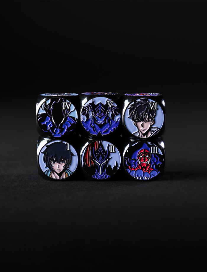 Darkness Hunter Metal Dice (Set of 2) - sleevechief