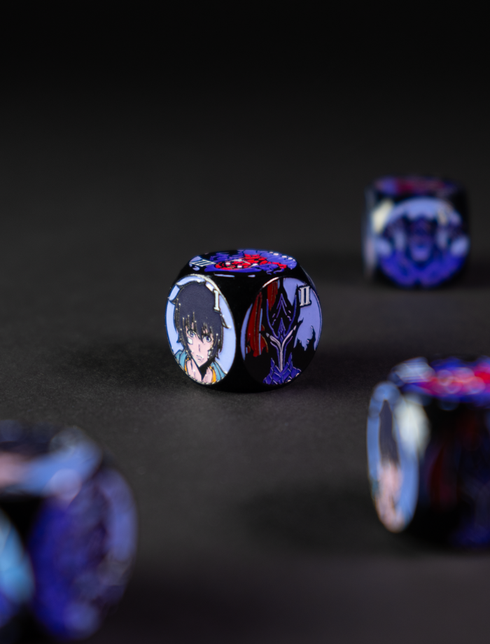 Darkness Hunter Metal Dice (Set of 2) - sleevechief