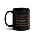 Decarboxylation Black Glossy Mug | Cannabis Education