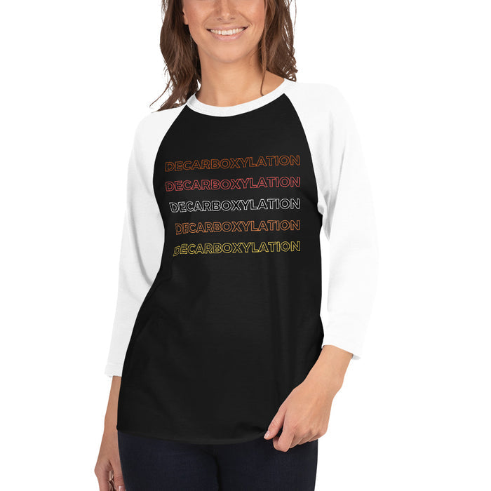 Decarboxylation (Multicolor) 3/4 Sleeve T Shirt