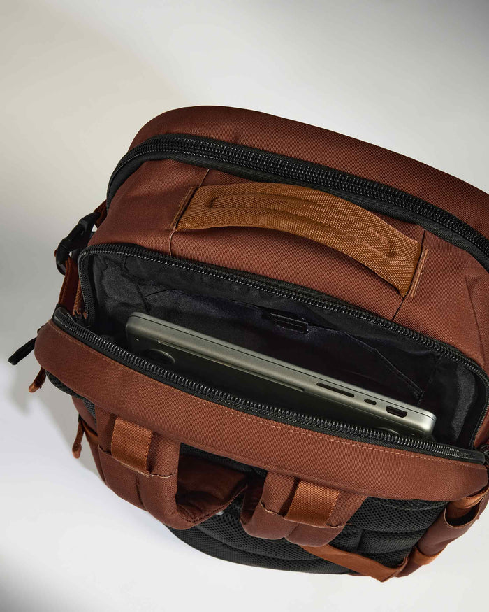 a bag with a cell phone inside