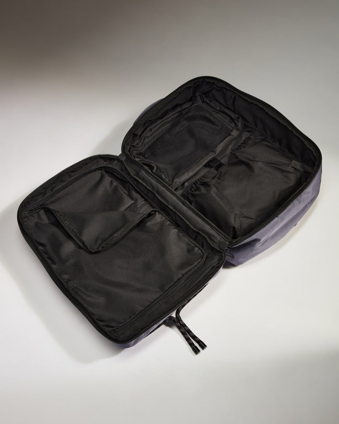 a black bag with zipper