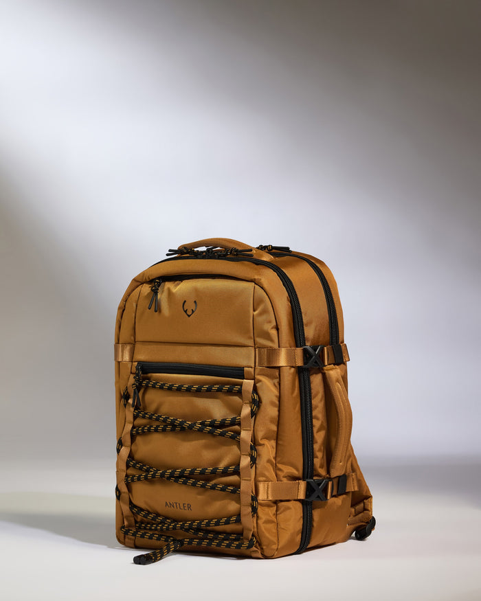 a backpack with straps on it
