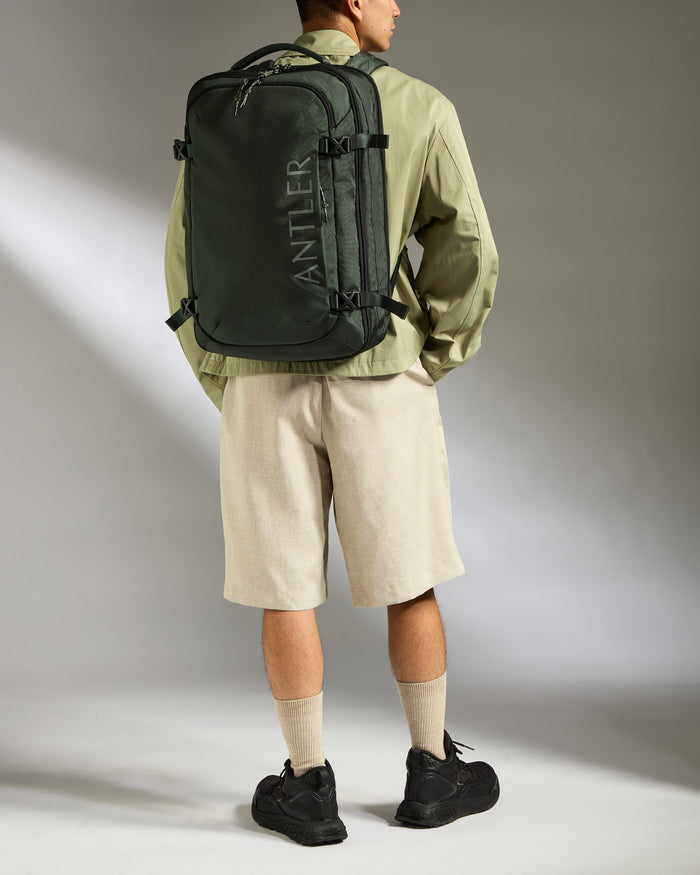 a man wearing a backpack