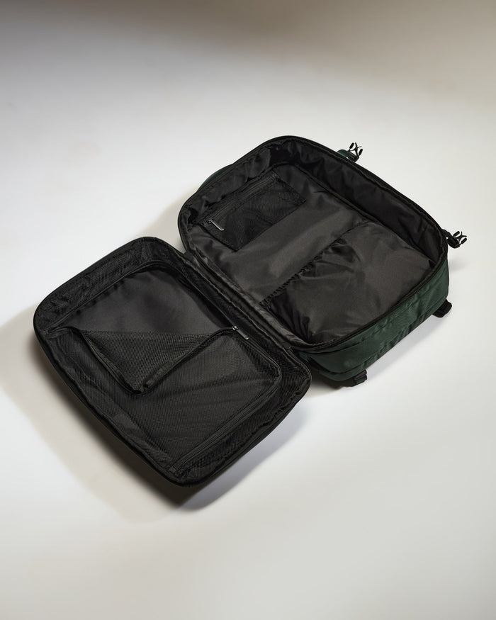 a black and green bag