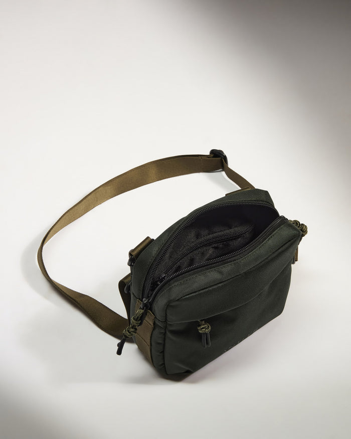 a black bag with a strap