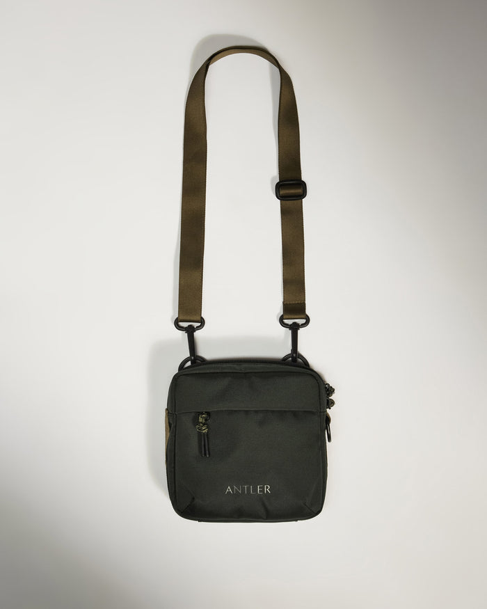 a black bag with a strap