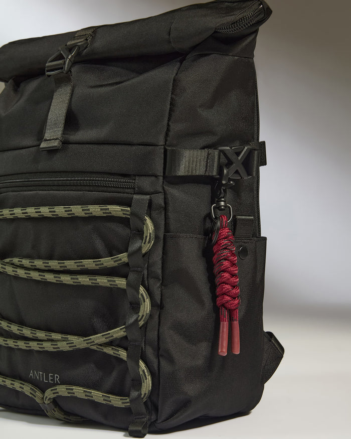 a close up of a backpack