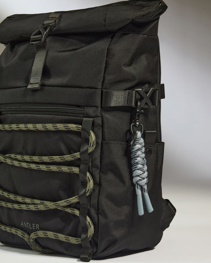 a close up of a backpack